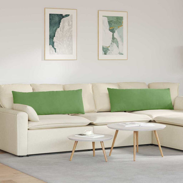 Sofakissen Cord Hellgrün 120x40cm 2er-Set