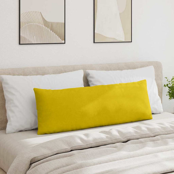Gelbe Cord Sofakissen 120 x 40 cm, 2er-Set