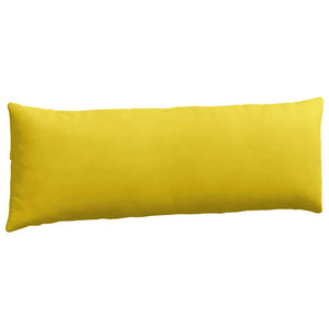 Gelbe Cord Sofakissen 120 x 40 cm, 2er-Set