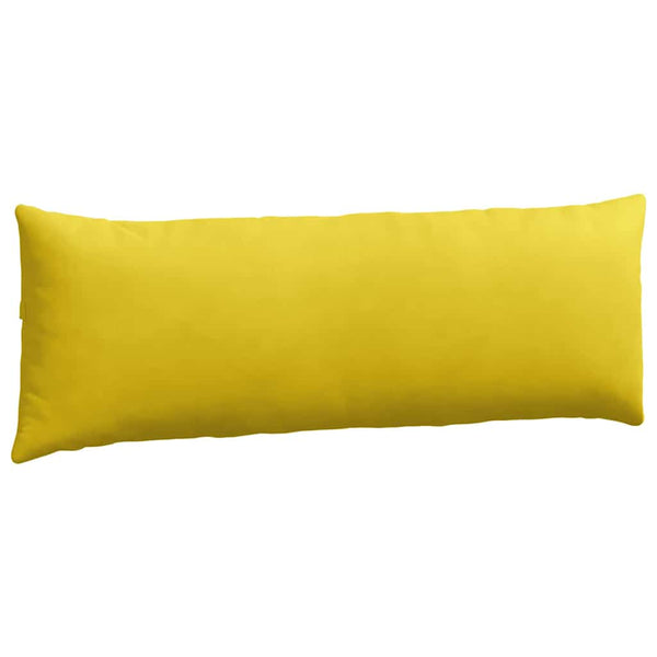 Gelbe Cord Sofakissen 120 x 40 cm, 2er-Set
