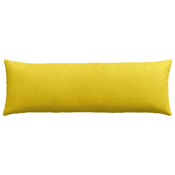 Gelbe Cord Sofakissen 120 x 40 cm, 2er-Set