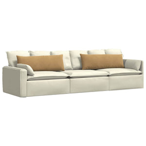 Sofakissen 2er Set Braun Cord 120x40cm