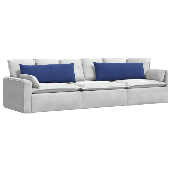 Sofakissen 2er Set Polizeiblau Cord 120x40