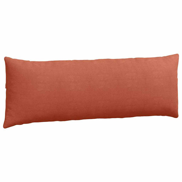 Cord Sofakissen 2er Set Rot-Orange 120x40 cm