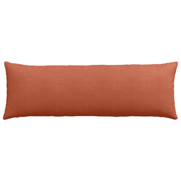 Cord Sofakissen 2er Set Rot-Orange 120x40 cm
