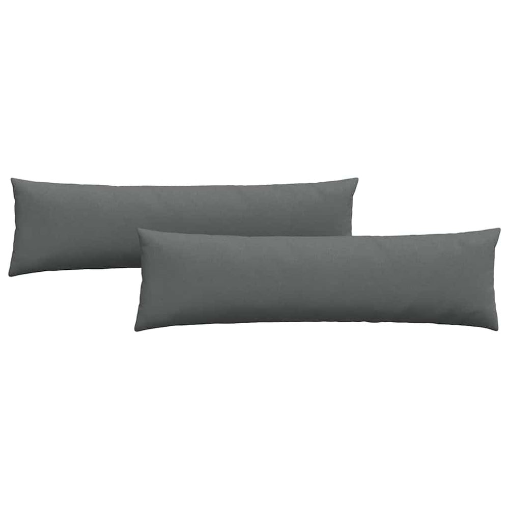 Sofakissen 2er-Set Dunkelgrau 145x40cm