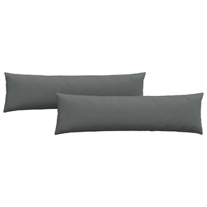 Sofakissen 2er-Set Dunkelgrau 145x40cm