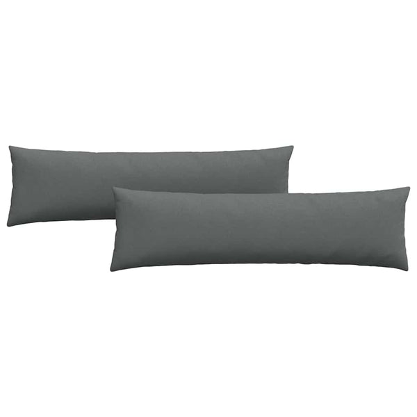 Sofakissen 2er-Set Dunkelgrau 145x40cm