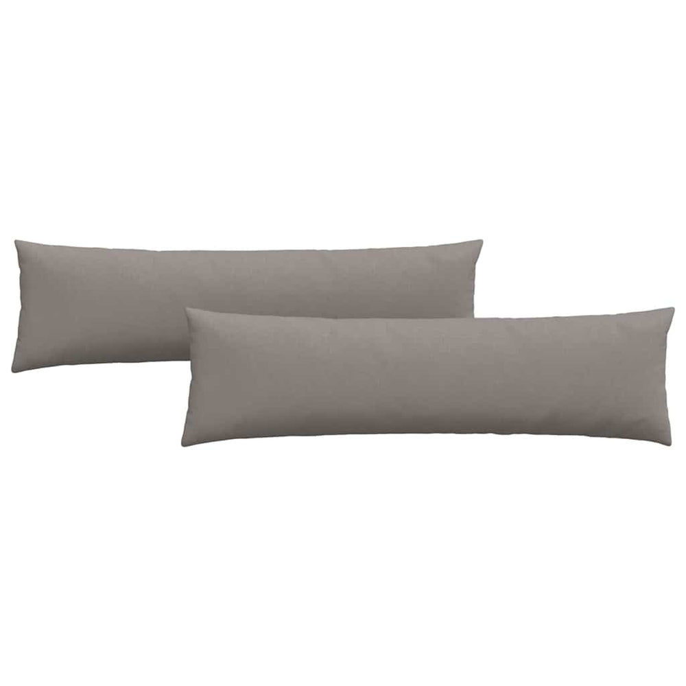 Sofakissen 2er Set Taupe 145x40 cm