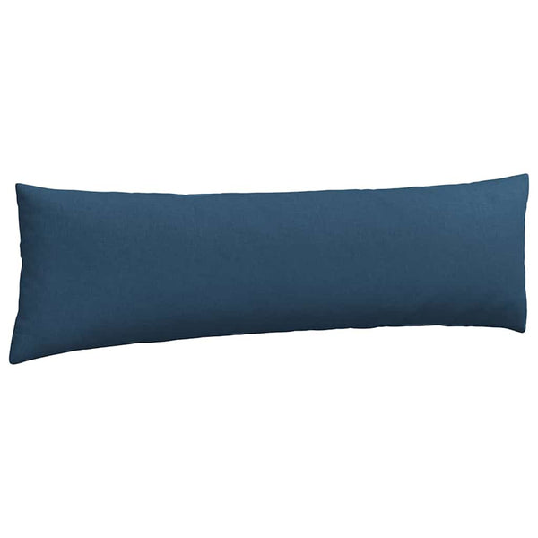 vidaXL Coussins de canapé 2 pcs Bleu 145 x 40 cm Tissu