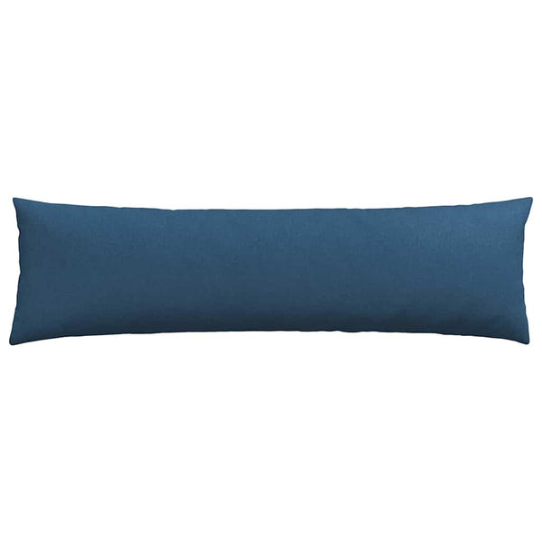 vidaXL Coussins de canapé 2 pcs Bleu 145 x 40 cm Tissu