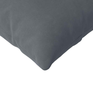 Sofakissen 2er Set Dunkelgrau Cord 145x40cm