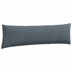 Sofakissen 2er Set Dunkelgrau Cord 145x40cm