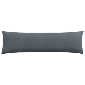 Sofakissen 2er Set Dunkelgrau Cord 145x40cm