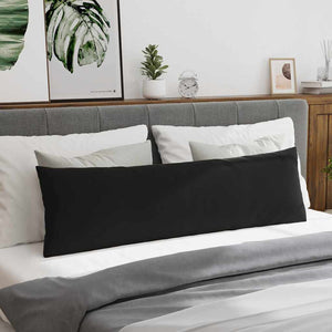 Sofakissen 2er Set Schwarz Cord 145x40 cm