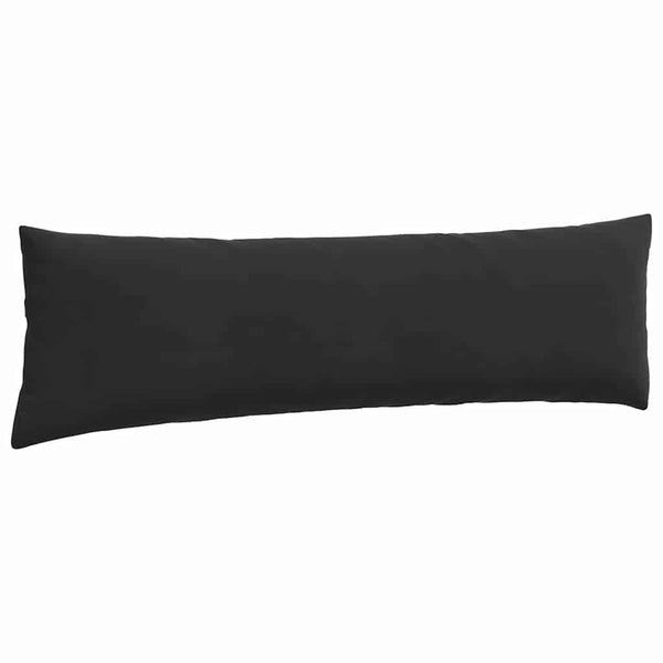 Sofakissen 2er Set Schwarz Cord 145x40 cm