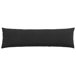 Sofakissen 2er Set Schwarz Cord 145x40 cm