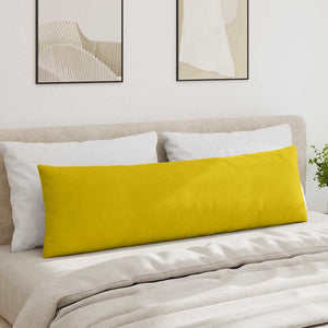 Gelbe Cord Sofakissen 145x40cm, 2er Set