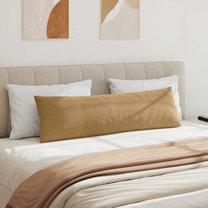 2er-Set Sofakissen Braun Cord 145x40cm