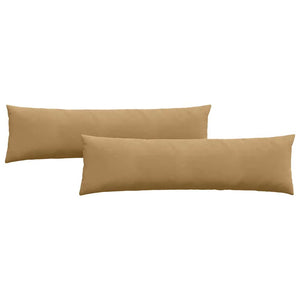 2er-Set Sofakissen Braun Cord 145x40cm