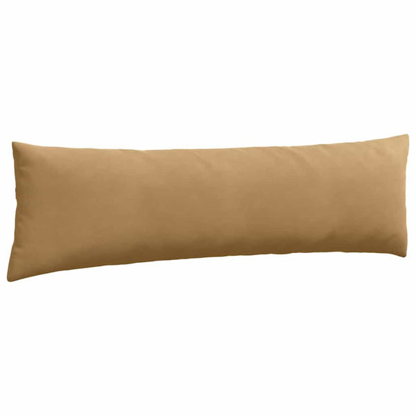 2er-Set Sofakissen Braun Cord 145x40cm