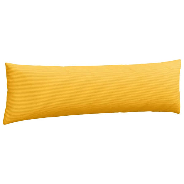Sofakissen 2er Set Hellgelb Cord 145x40cm