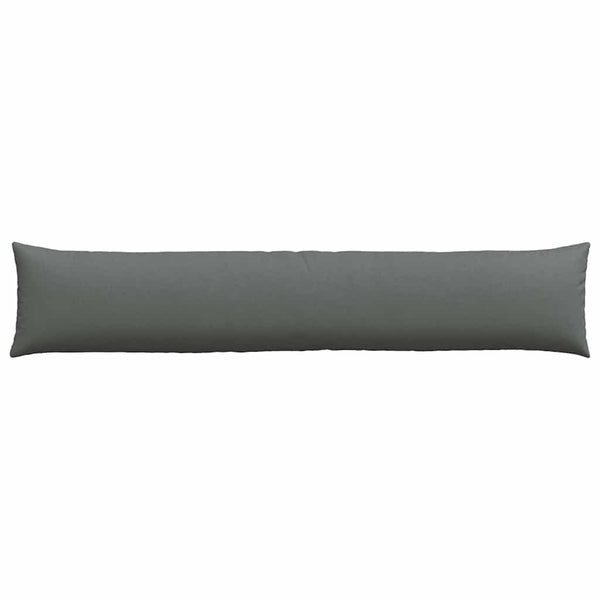Sofakissen 2er Set Dunkelgrau 200x40 cm