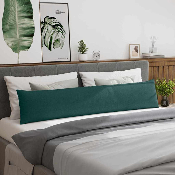 Sofakissen 2er Set Dunkelgrün 200x40 cm