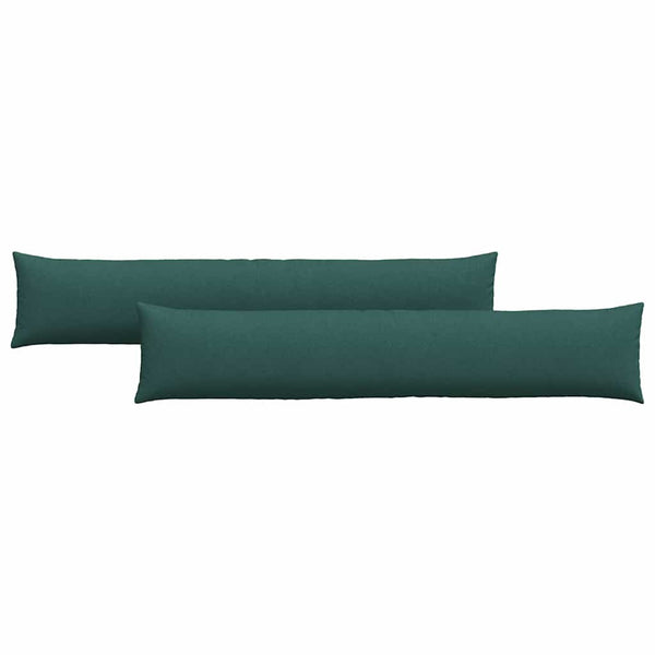 Sofakissen 2er Set Dunkelgrün 200x40 cm