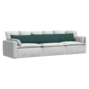 Sofakissen 2er Set Dunkelgrün 200x40 cm