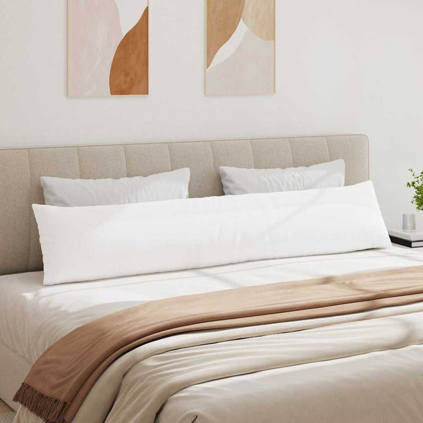 Weiße Sofakissen 2er-Set, 200x40 cm