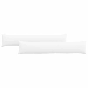 Weiße Sofakissen 2er-Set, 200x40 cm