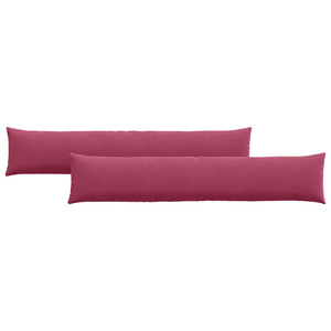 Weinrote Sofakissen 2er Set Cord 200x40 cm