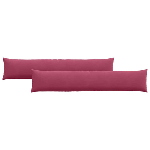 Weinrote Sofakissen 2er Set Cord 200x40 cm