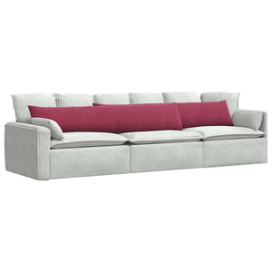 Weinrote Sofakissen 2er Set Cord 200x40 cm