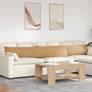 Sofakissen Braun Cord 2er-Set 200x40cm