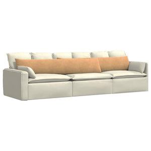 Sofakissen Braun Cord 2er-Set 200x40cm