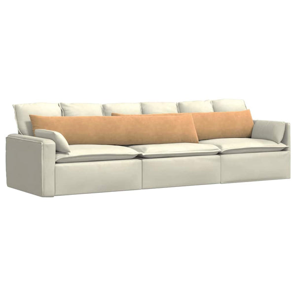 Sofakissen Braun Cord 2er-Set 200x40cm