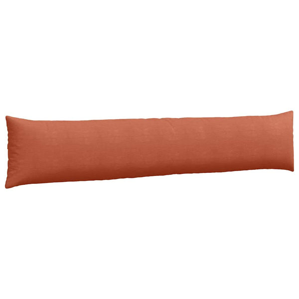 2er-Set Sofakissen Rot-Orange Cord 200x40cm