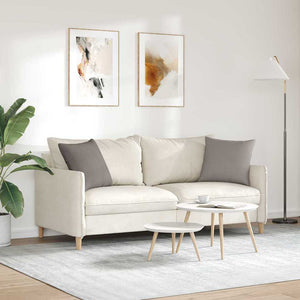 Sofakissen 2er-Set Taupe 45x45 cm