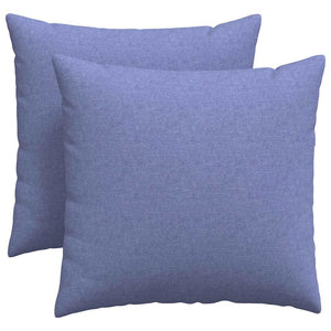 Sofakissen 2er-Set Jeansblau 45x45 cm
