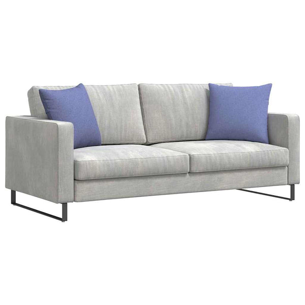 Sofakissen 2er-Set Jeansblau 45x45 cm