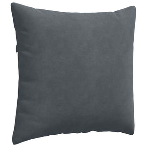 Sofakissen 2er Set Dunkelgrau Cord 45x45 cm
