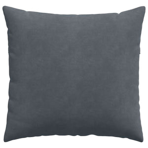 Sofakissen 2er Set Dunkelgrau Cord 45x45 cm