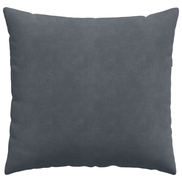 Sofakissen 2er Set Dunkelgrau Cord 45x45 cm