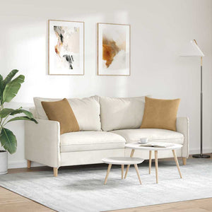 Sofakissen Braun Cord 45x45 cm 2er-Set