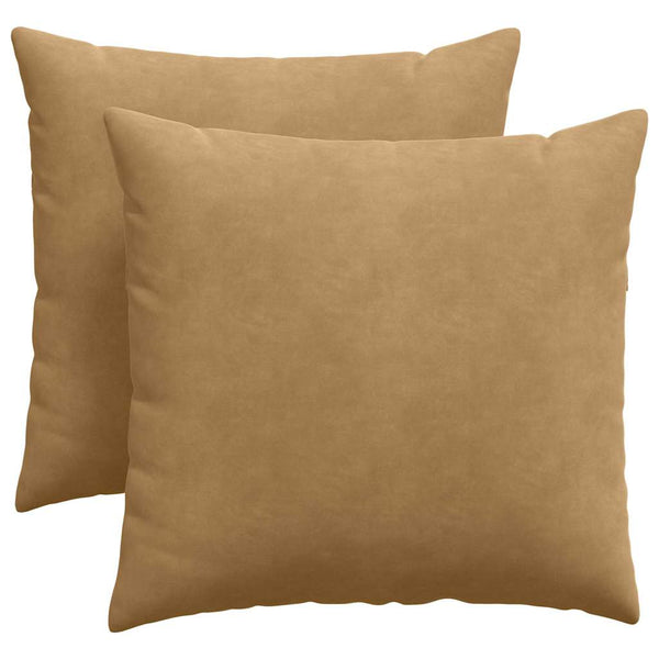 Sofakissen Braun Cord 45x45 cm 2er-Set