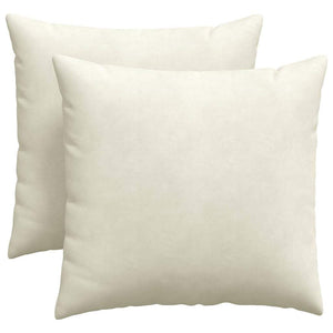 Sofakissen 2er Set Creme Cord 45x45 cm
