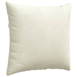 Sofakissen 2er Set Creme Cord 45x45 cm
