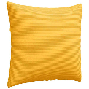 Cord Sofakissen Gelb 45x45cm 2er-Set